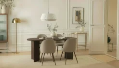 Dano Spisebord 180 cm med 6 Nibe Plus Spisestoler