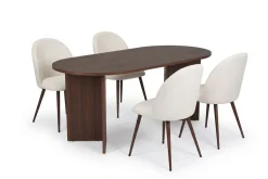 Dano Spisebord 180 cm med 4 Nibe Plus Spisestoler