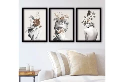 Decorative Framed Painting (3 Pieces) 35x45