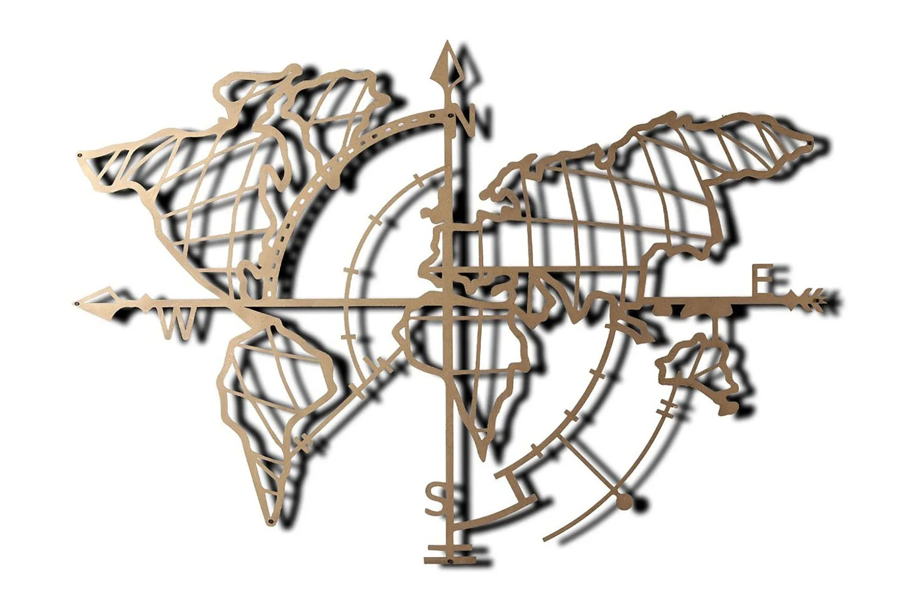 Decorative Metal Wall Accessory 65x95