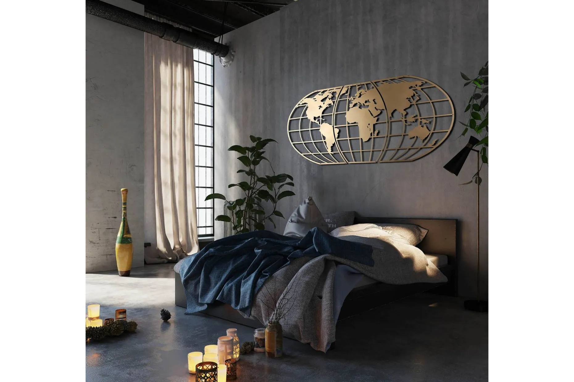 Decorative Metal Wall Accessory 60x120