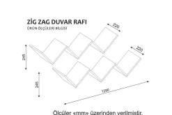 Decormet Vegghylle W-form
