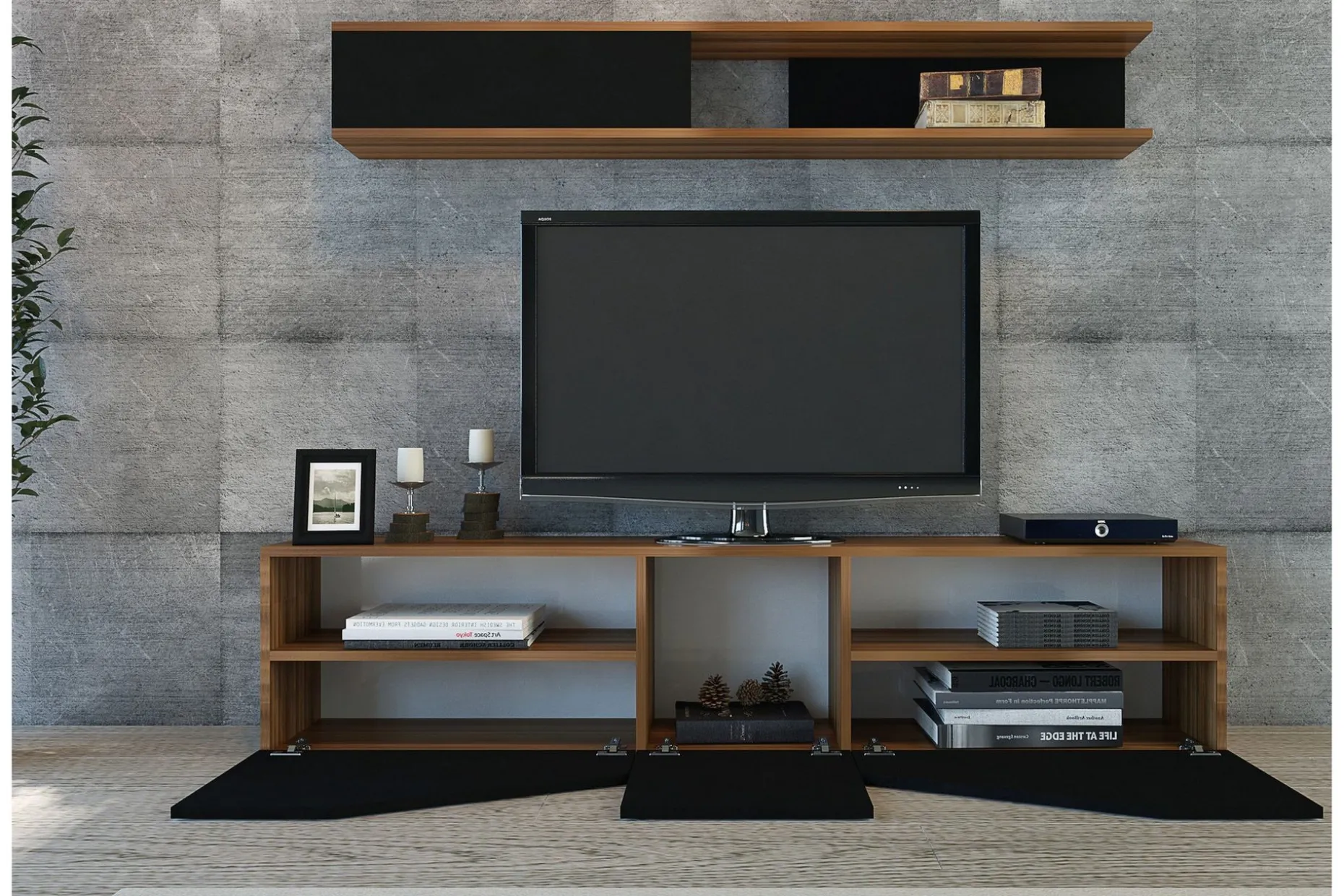 Decorotika TV-benk med Hylle