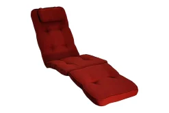 Dekkstolpute Fritab Dekkstolpute Woodline med nakkepute Bordeaux