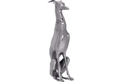 Dekorativ figur Wohnling Aluminium Hund Sølv Moderne