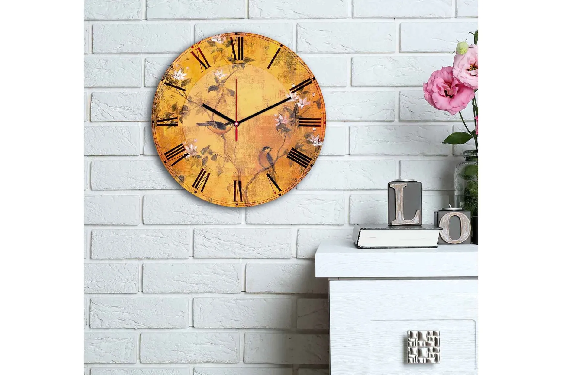 Dekorativ MDF-klokke 30x