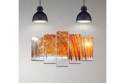 Dekorativ MDF-maling 5-Deler 20x60 cm