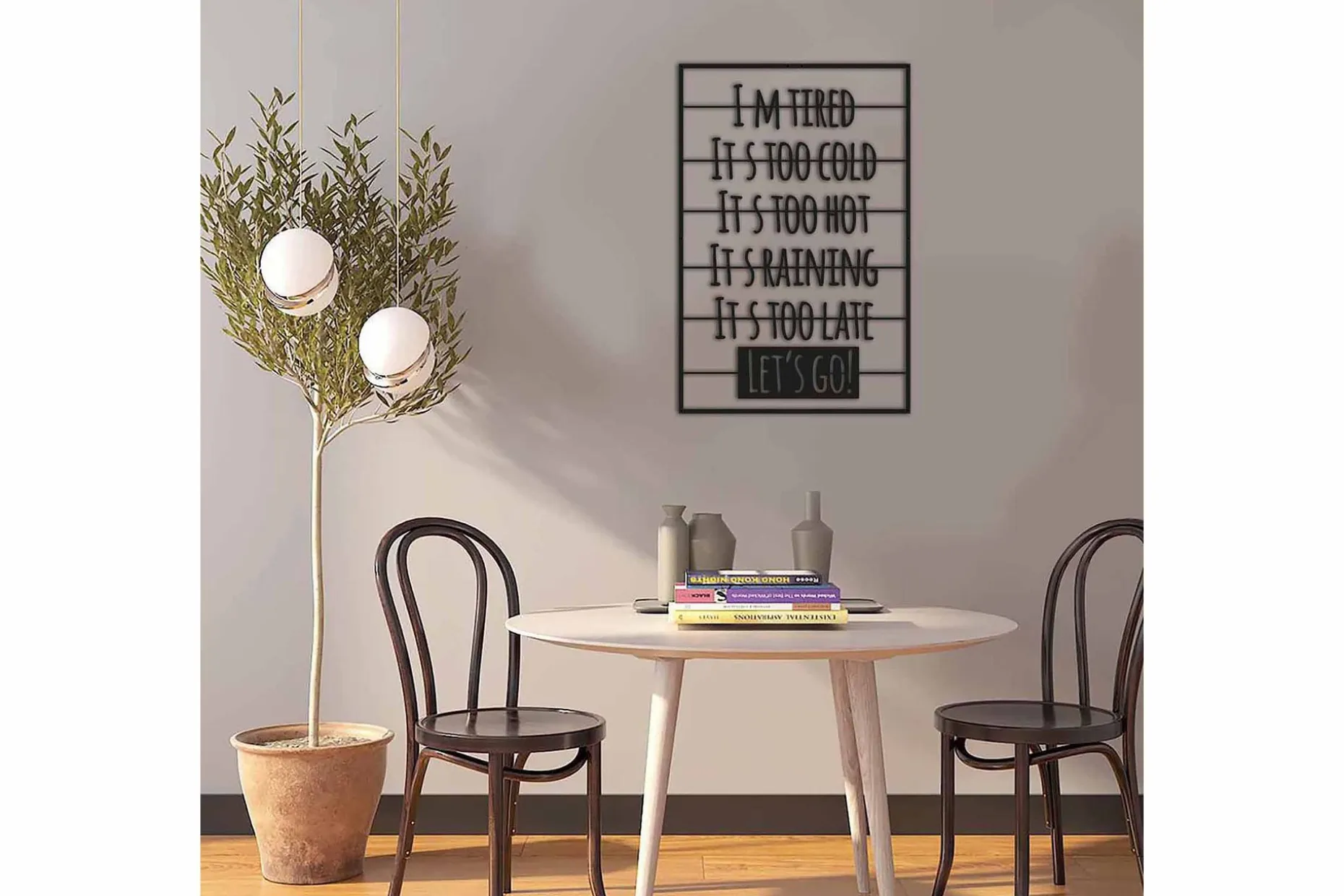 Dekorativ Veggdekor 49x74 cm