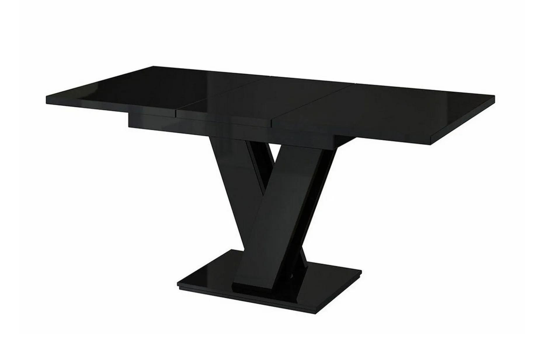 Denogal Matbord 80 cm Black high gloss