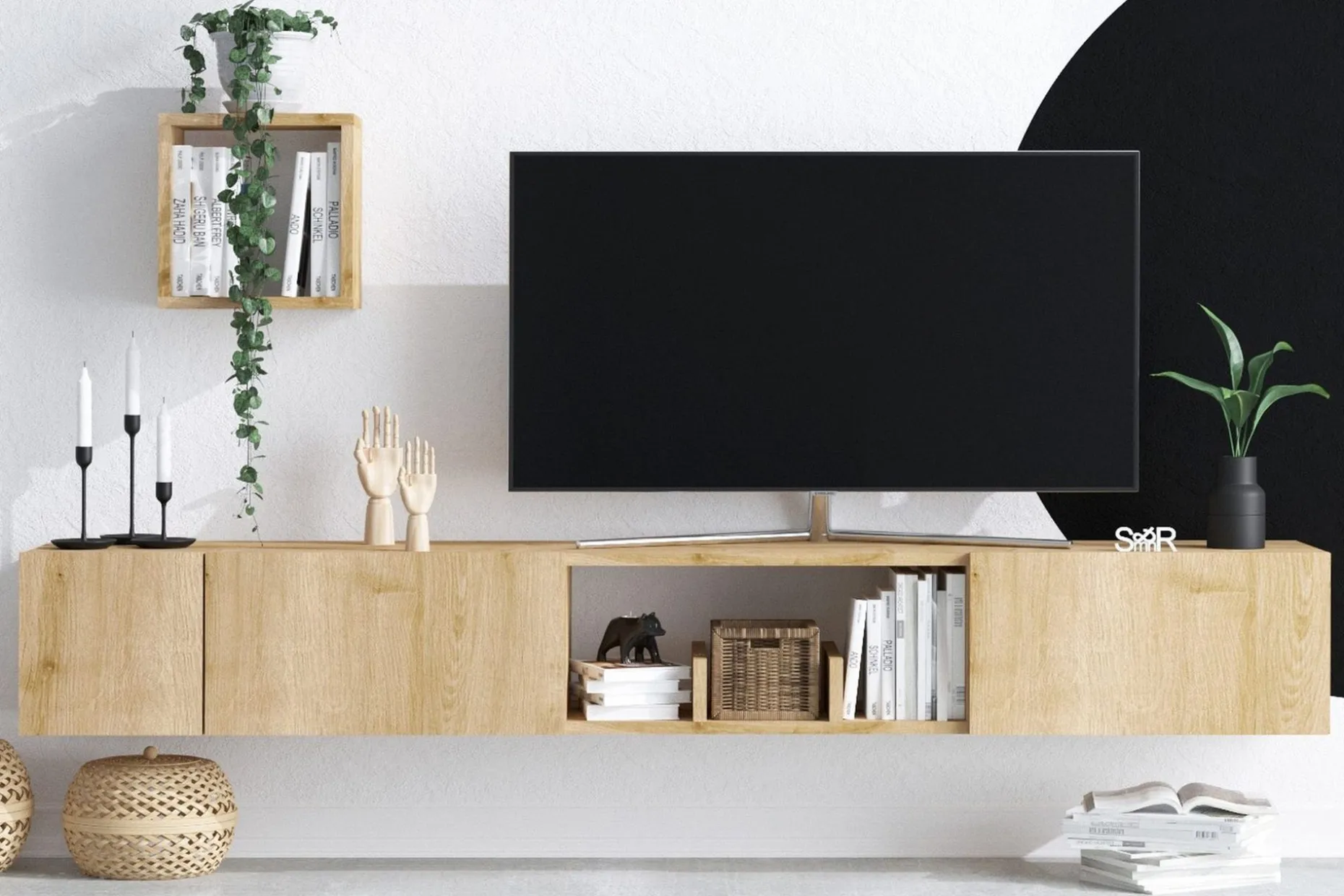 Desgrar Tv-möbelset 180x25 cm