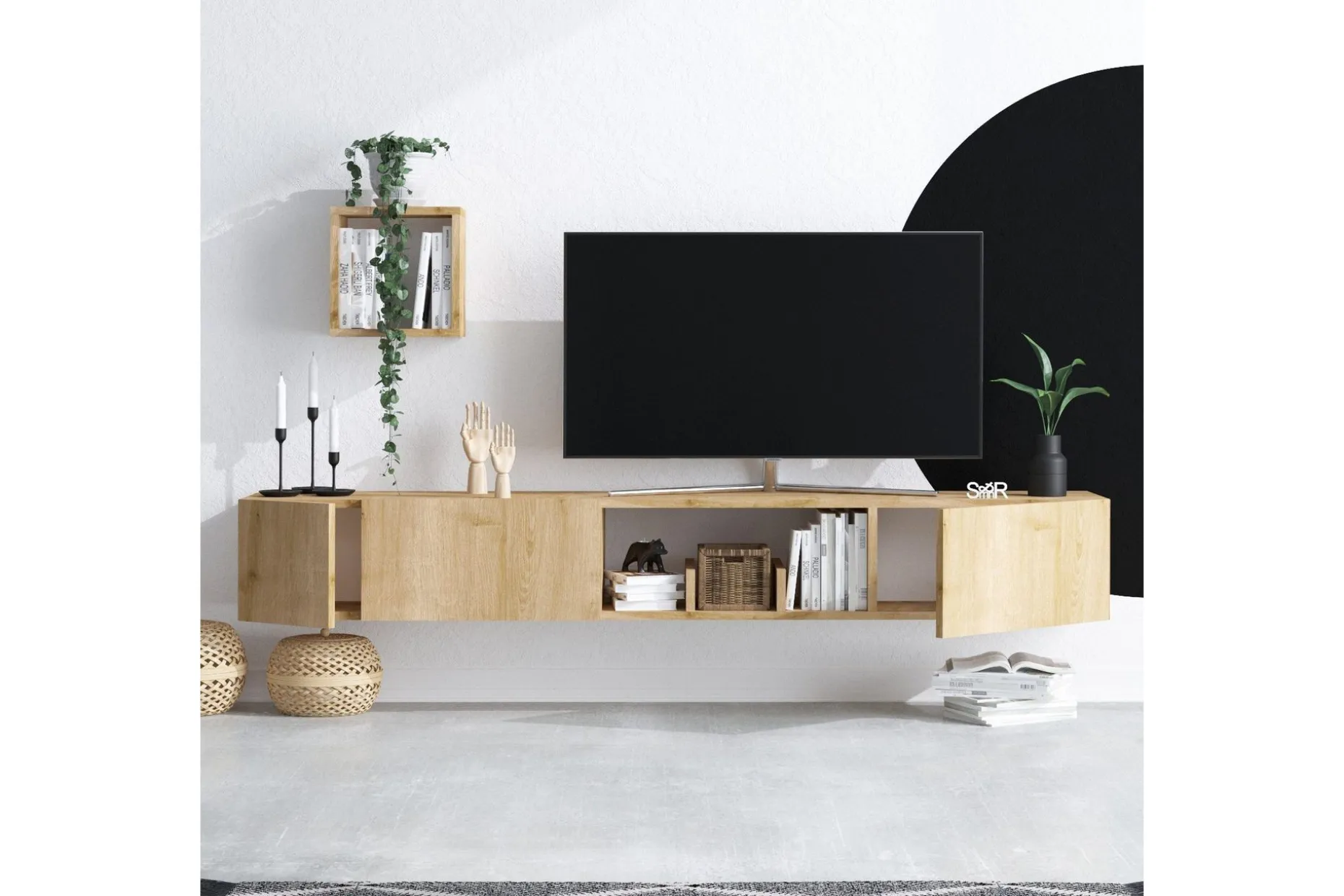 Desgrar Tv-möbelset 180x25 cm