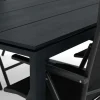 Devon utendørs spisegruppe 210x100 cm med 6 regulerbare stoler