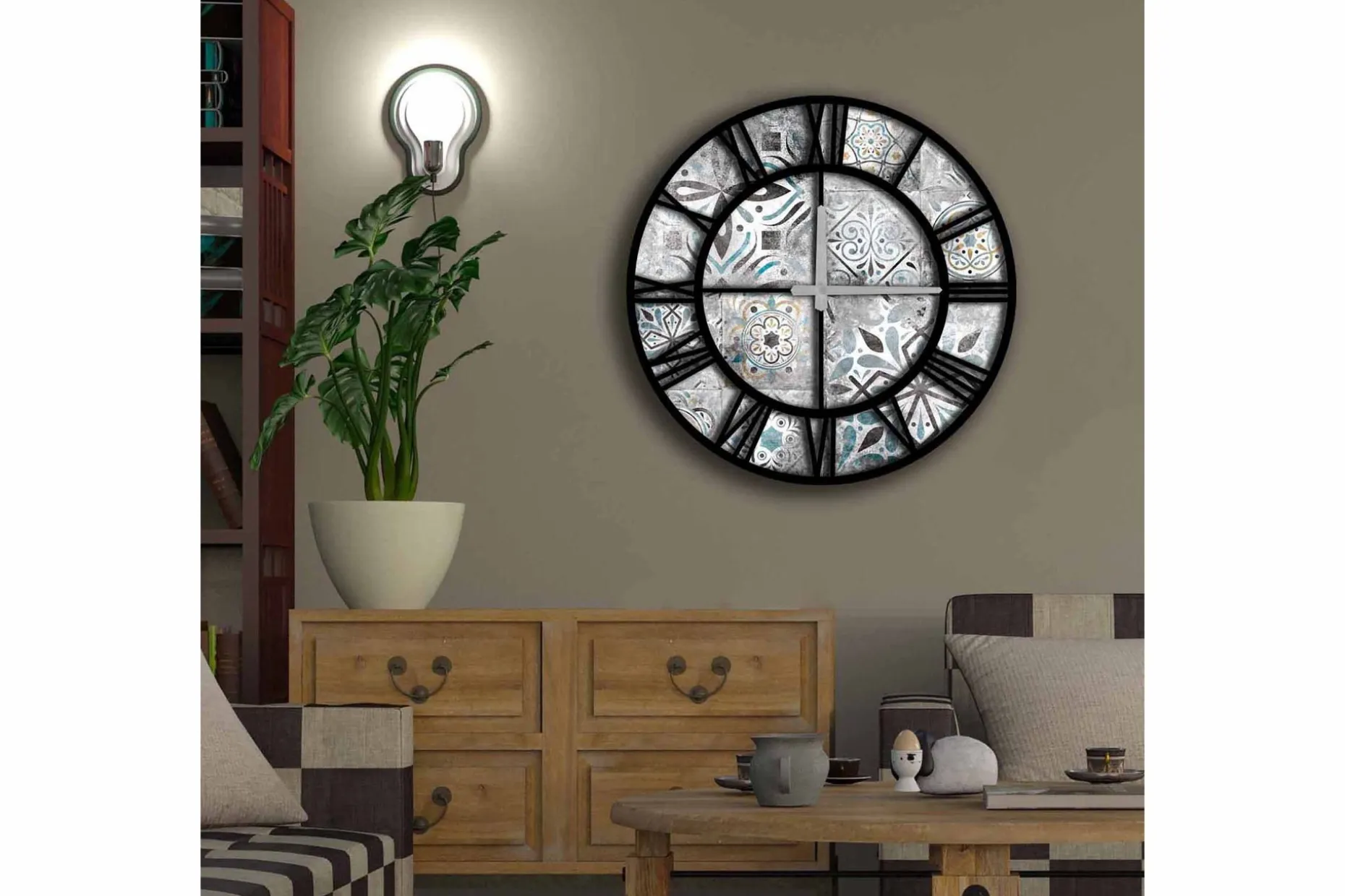 Diyadin Dekorklokke 50 cm Rund