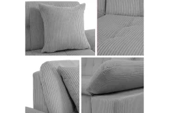 Djerra Sofa med Divan 3-seter