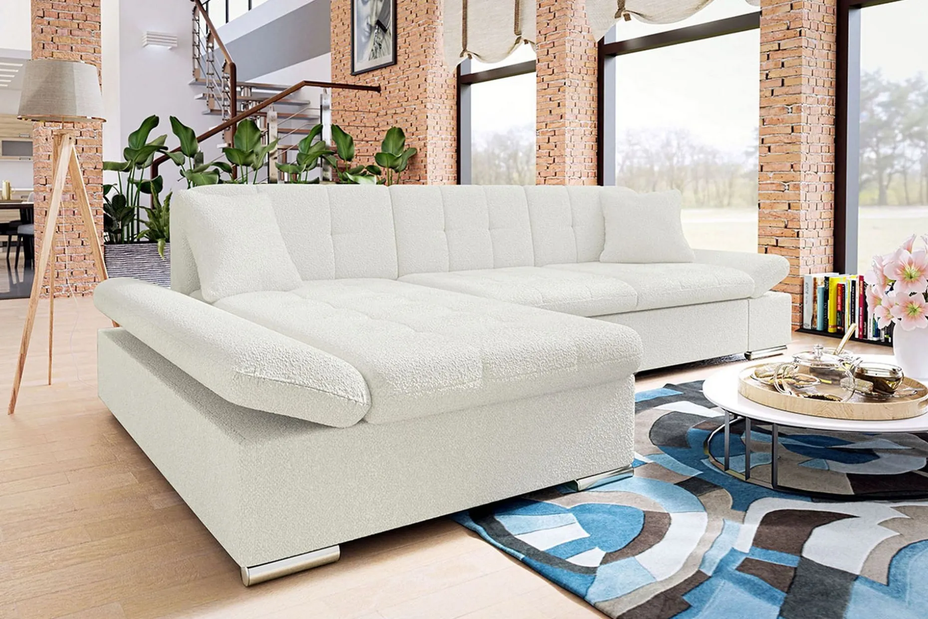 Djerra Sovesofa m. Divan L-formet