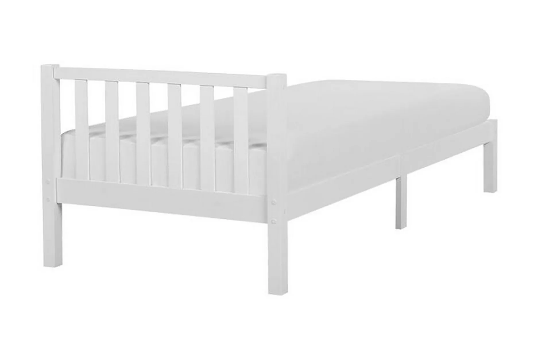 Dobbeltseng FLORAC 90 x 200 cm hvit