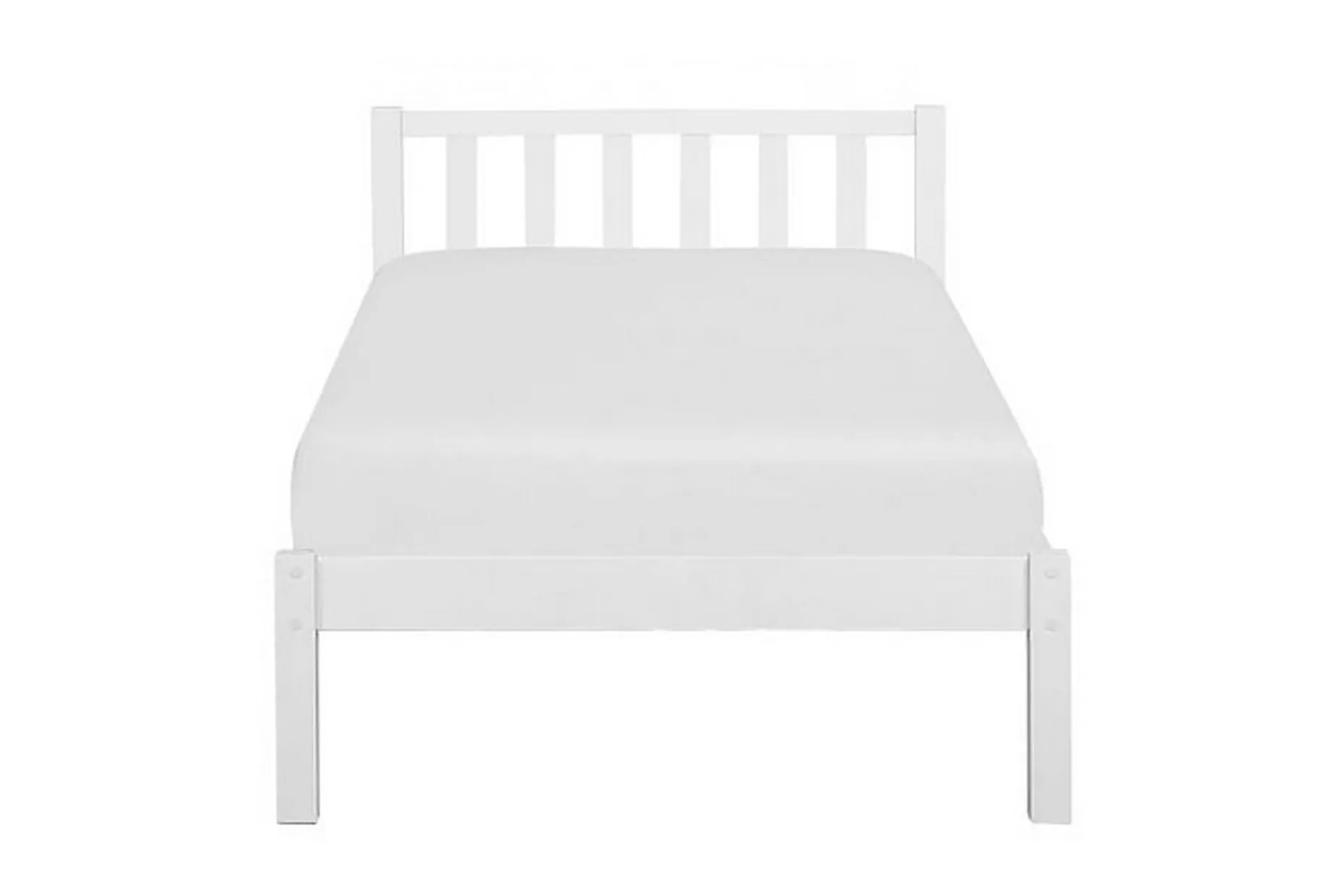 Dobbeltseng FLORAC 90 x 200 cm hvit