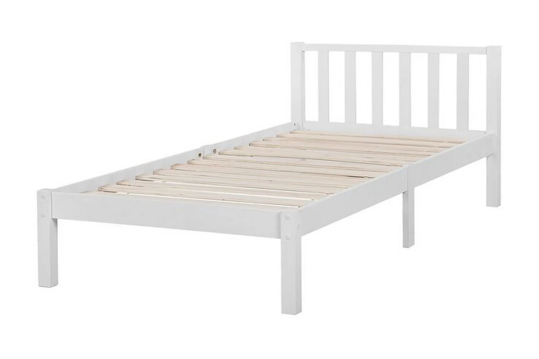 Dobbeltseng FLORAC 90 x 200 cm hvit