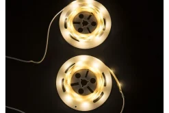 Dobbeltseng ZEN med Nattbord og LED 180x200 brun