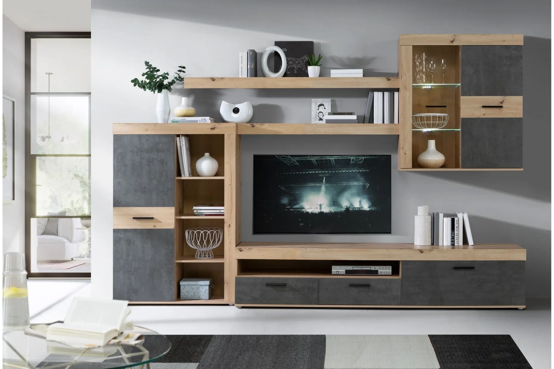Dolnis Tv-møbelsett 41x300 cm