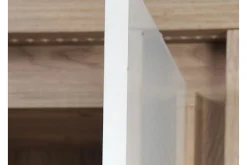 Domardon Skrivebord 130 cm med Oppbevaring 2 Skap