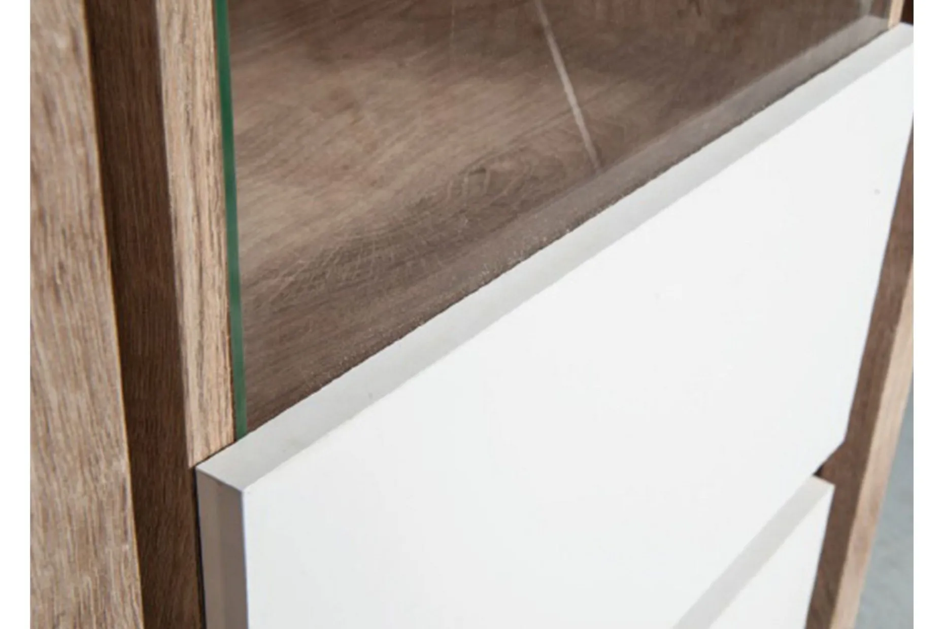 Domardon Skrivebord 130 cm med Oppbevaring 2 Skap