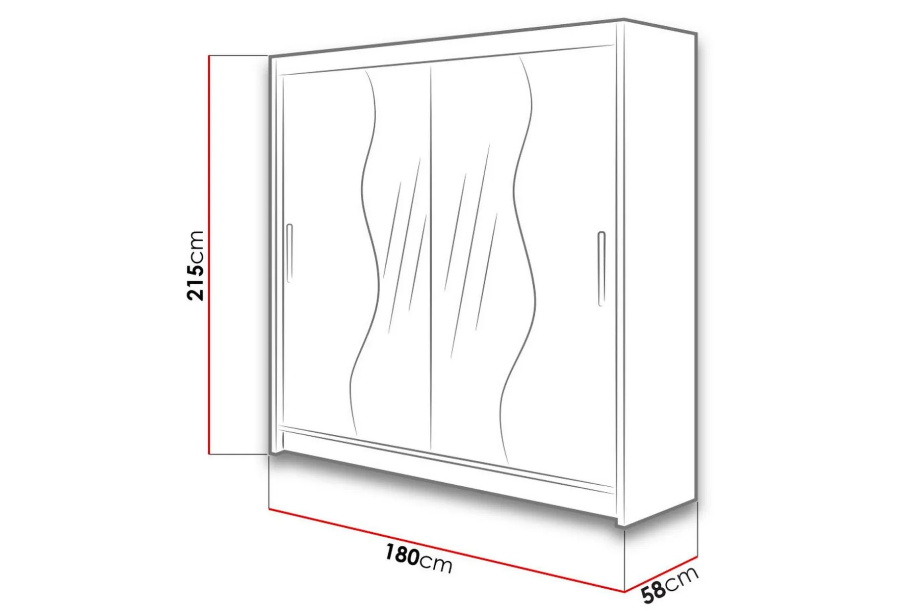 Douglas Garderobe 180 cm