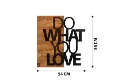 Do What You Love Veggdekor