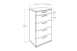Dresser Hvit