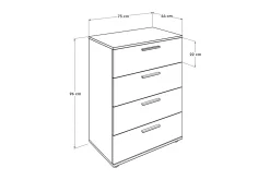 Dresser Hvit
