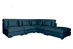 Dubai sjeselongsofa venstre fløyel