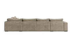 Dubai stor U-sofa modul med divan venstre ekstra dyp i Chenille