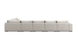Dubai U-modulsofa Large med divan venstre ekstra dyp
