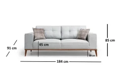 Dubar 2-Seter Sofa