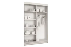 Dunkra Garderobeskap Med Speil 100x200 cm