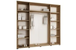 Dunkra Garderobeskap Med Speil 200x200 cm