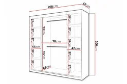 Dunvegan Garderobe med speil
