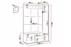 Dunvegan Highboard Black