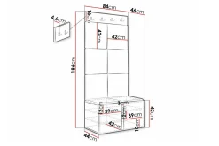 Dunvegan Highboard Black