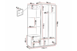 Dunvegan Highboard Black