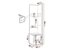 Dunvegan Highboard Black