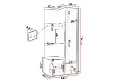 Dunvegan Highboard Graphite