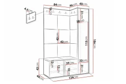 Dunvegan Highboard White