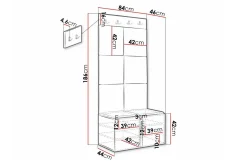 Dunvegan Highboard White