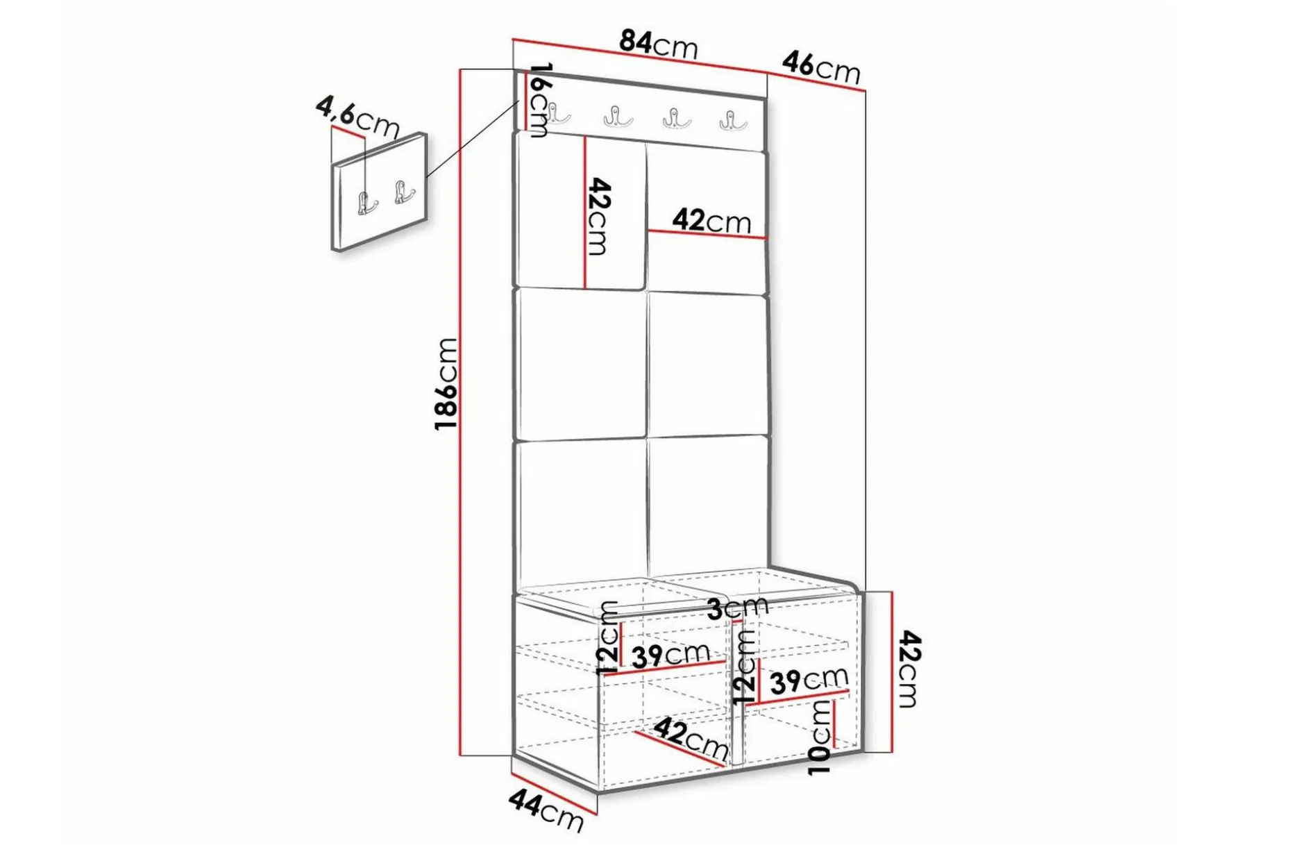 Dunvegan Highboard White