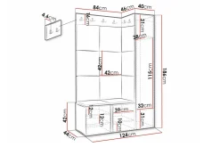 Dunvegan Highboard White