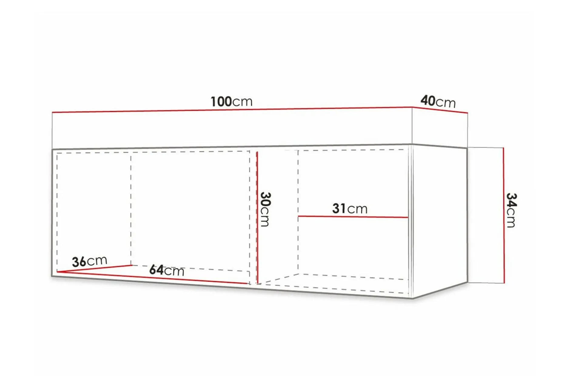 Dunvegan Tv-skåp 100 cm Black