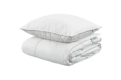 Dyne + Pute 150 x 200 cm + 50 x 60 cm Hvit