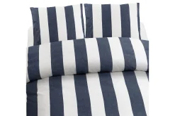 Dynetrekksett Dobbeltseng 3-Dels Block Stripe