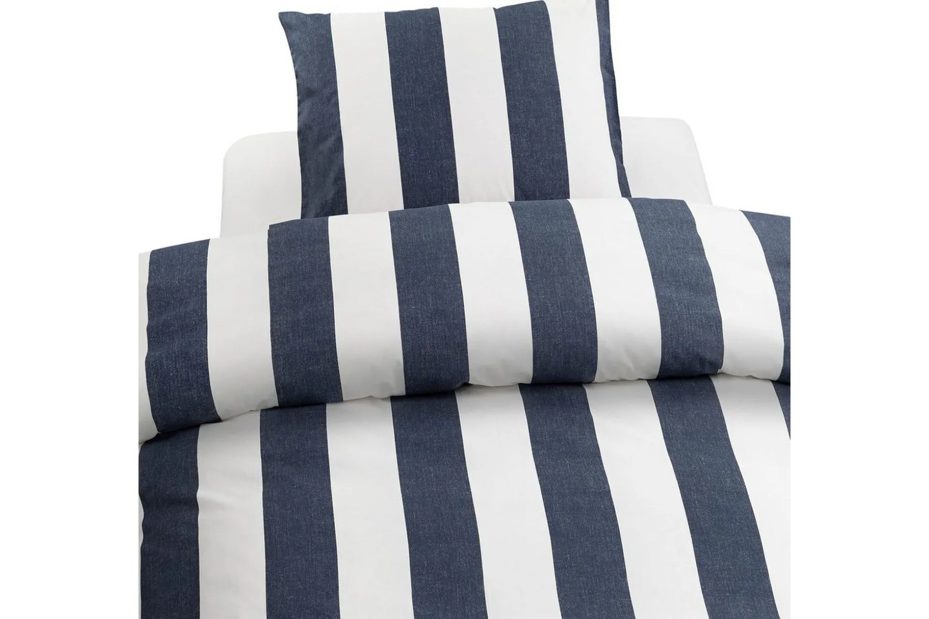 Dynetrekksett Enkeltseng 2-Delers Block stripe